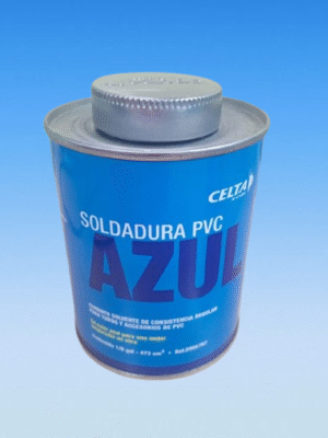 soldadura_PVC_Azul000-r Soldadura PVC Azul 1/8 Gal, 473 cm³ – Alto Rendimiento y Control Visual Profesional