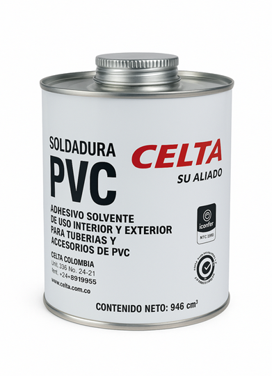 Soldadura PVC CELTA 946 cm³- 1/4"